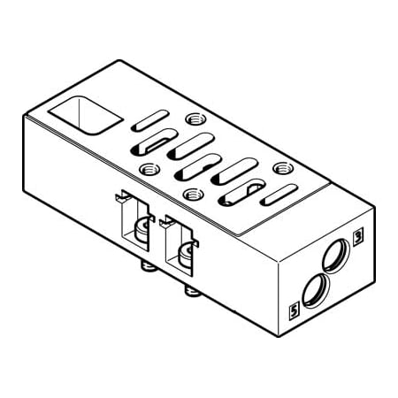 Festo Flow Control Plate VABF-S1-2-F1B1-C VABF-S1-2-F1B1-C